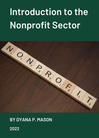 Book cover: introduction to the nonprofit sector by Dyana P. Mason 2022