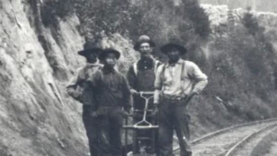 Migrant railroad workers c. early 20th century