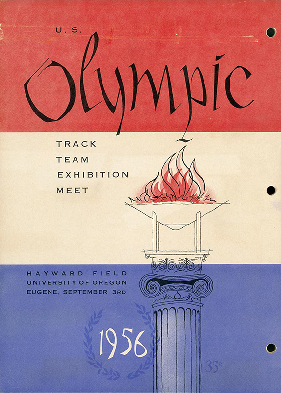 1956 Olympic track team exhibition meet