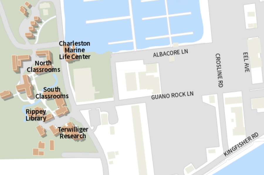 Map of Rippey Library.