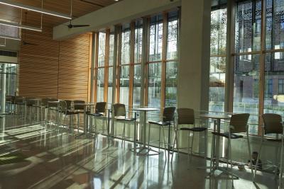 Viewing of seating area for students.