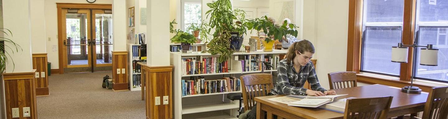 Interior view of OIMB Library 