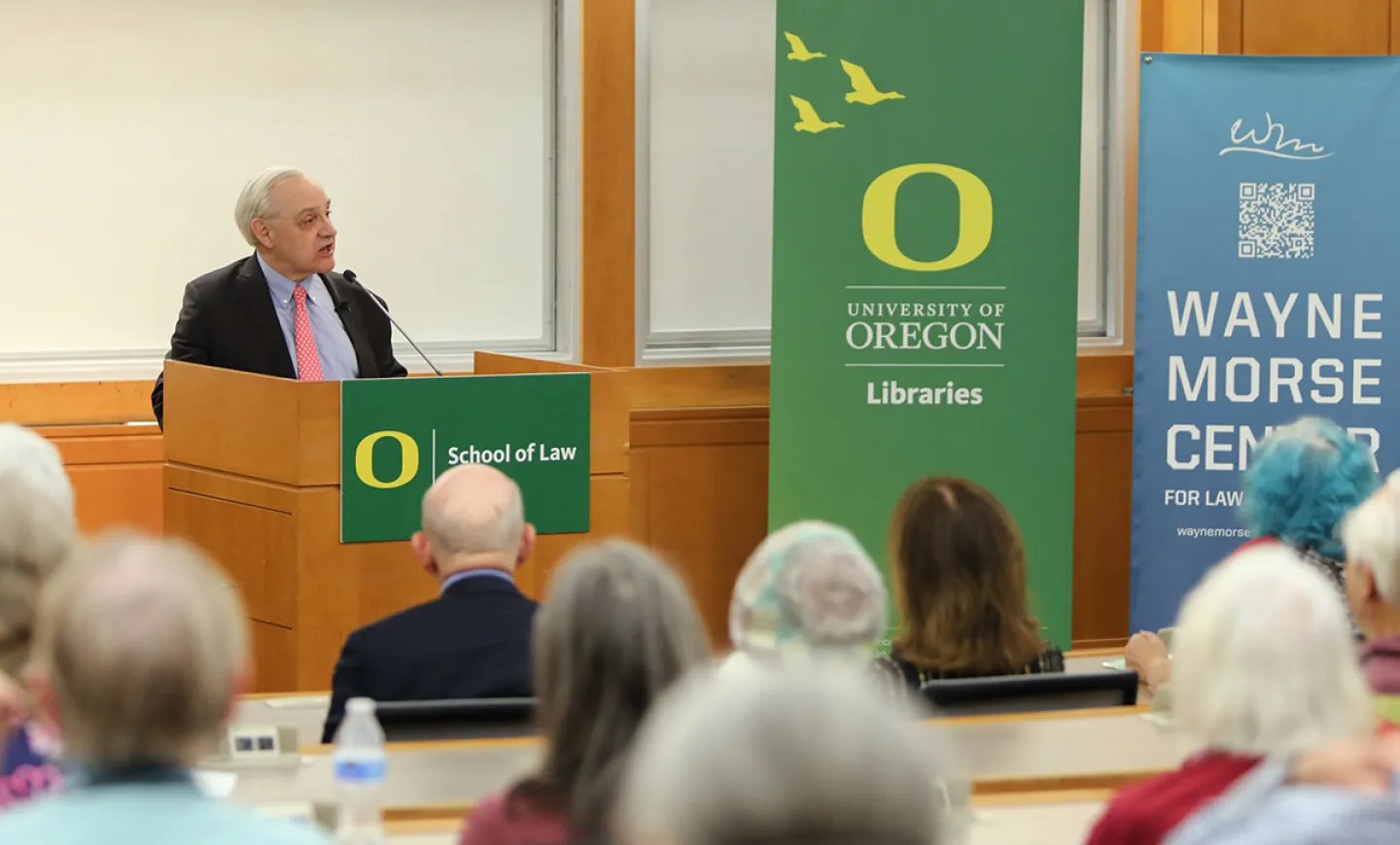 E.J. Dionne, Jr. speaks to a crowd