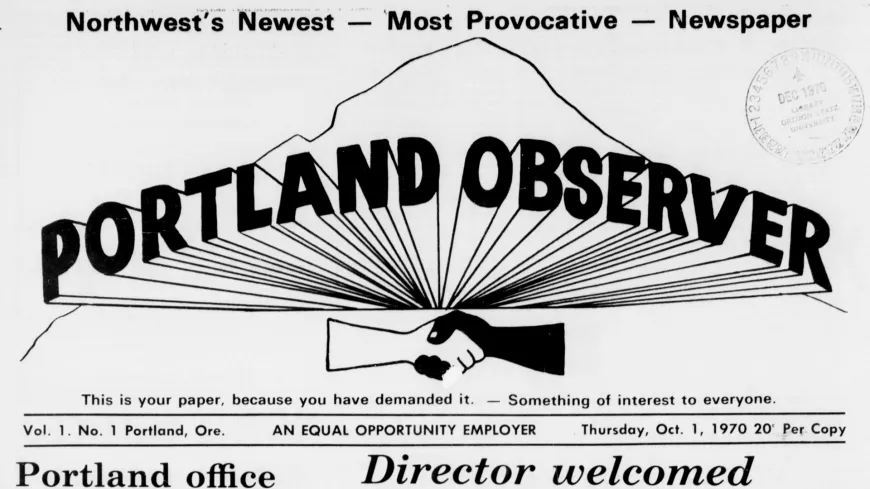 Portland Observer masthead