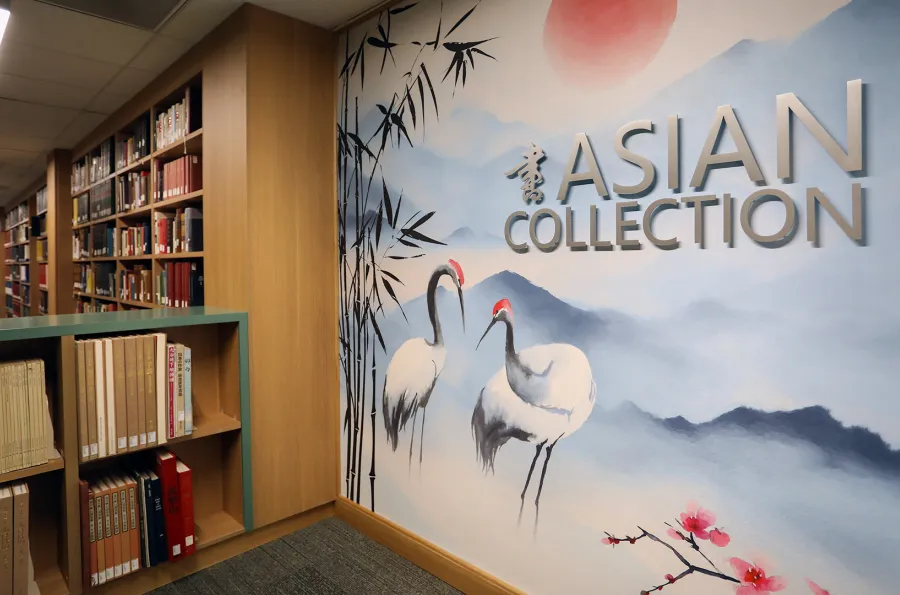 Asian Collection mural