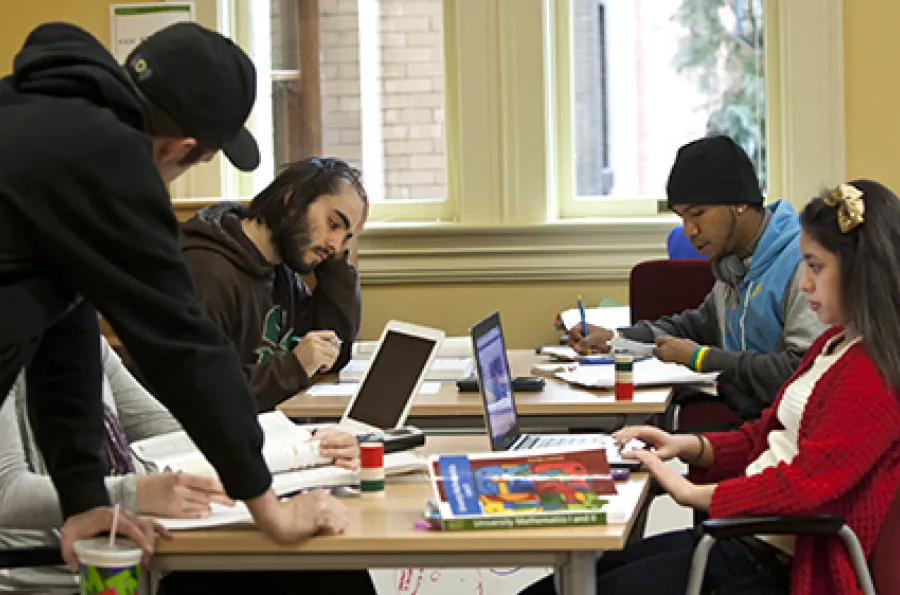 Tutoring at math library