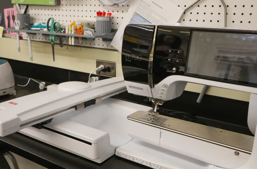 Close up of Bernina Embroidery/Sewing Machine