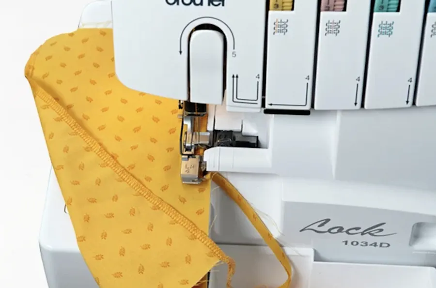 Serger in action