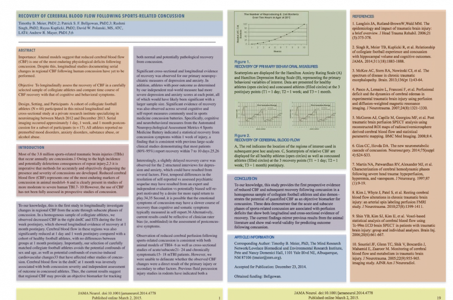 Sections of a scholarly article highlighted in different colors. 