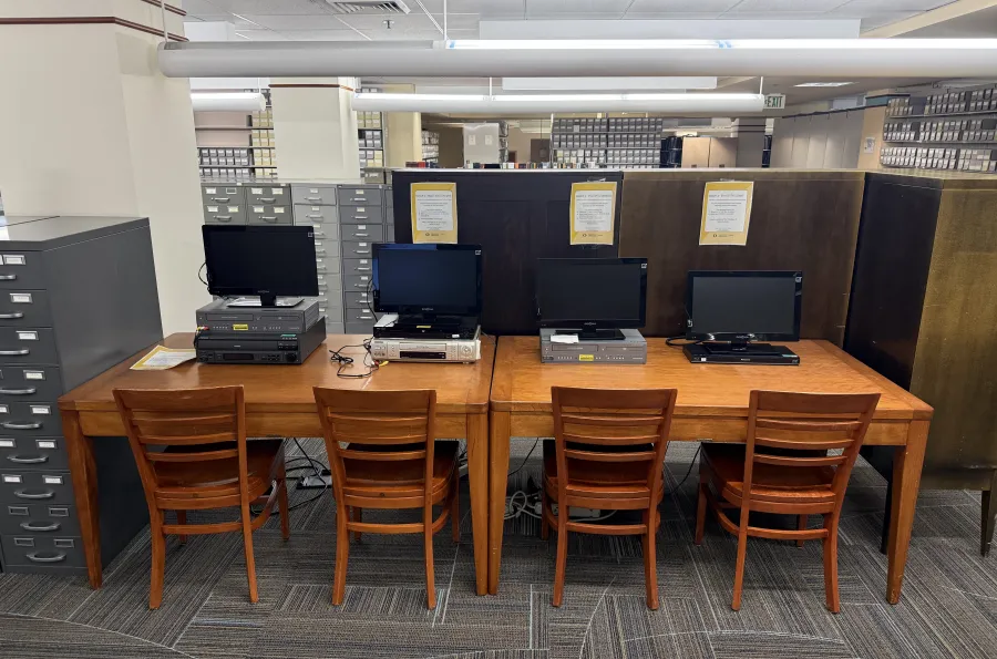 Video viewing stations 
