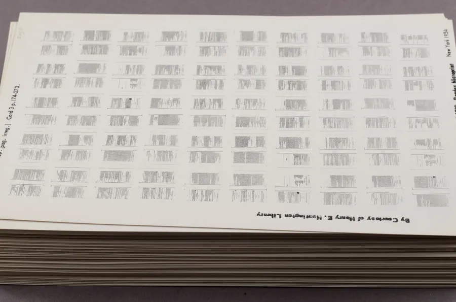 Microprint card 